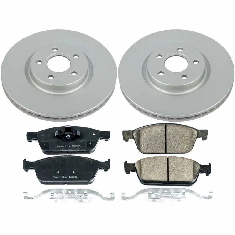 PowerStop Z17 Evolution Geomet Coated Brake Kit fits Ford Transit / 2018-2023 Ford Transit Connect Titanium