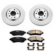Load image into Gallery viewer, PowerStop Z17 Evolution Geomet Coated Front Brake Kit fits 2003-2004 Cadillac Seville - Main Product View