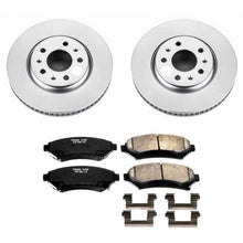 Load image into Gallery viewer, PowerStop Z17 Evolution Geomet Coated Front Brake Kit fits 2003-2004 Cadillac Seville - Main Product View