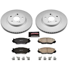 Load image into Gallery viewer, PowerStop Z17 Evolution Geomet Coated Front Brake Kit fits 2006-2015 Lexus IS250 - Main Product View