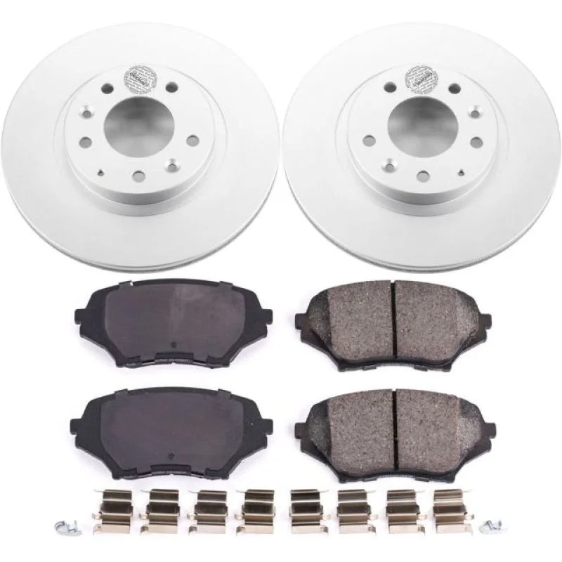 PowerStop Z17 Evolution Geomet Coated Front Brake Kit fits 2006-2015 Mazda Mx-5 / Mx-5 Miata - Main Product View