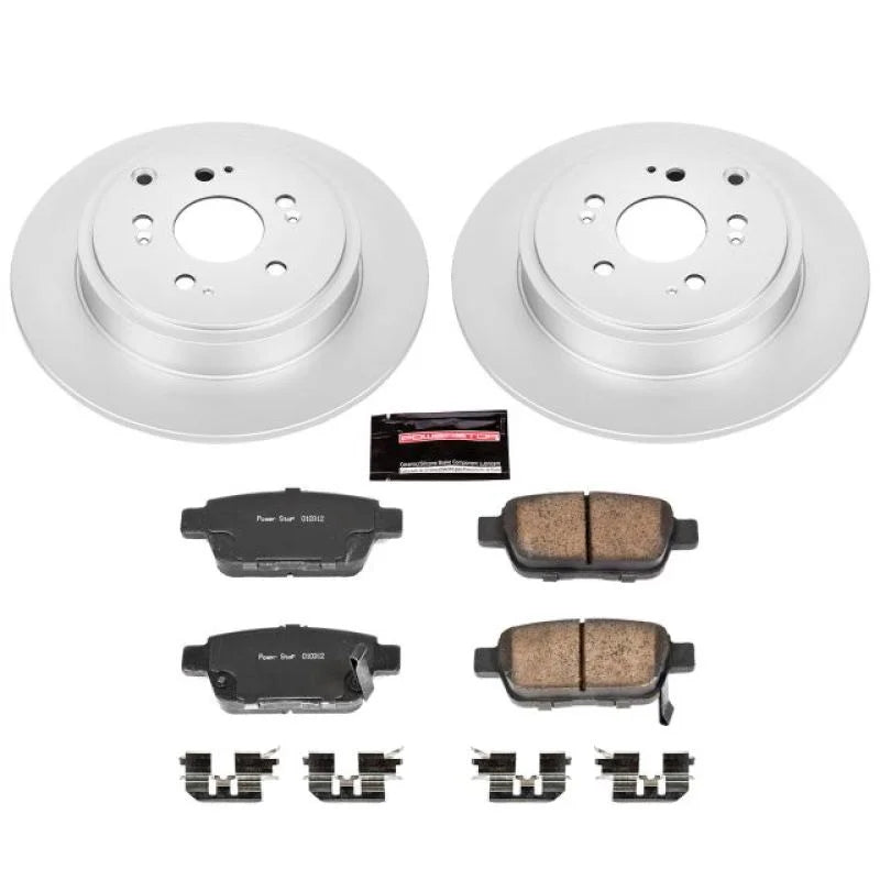 PowerStop Z17 Evolution Geomet Coated Rear Brake Kit fits 2006-2014 Honda Ridgeline - Main Product View