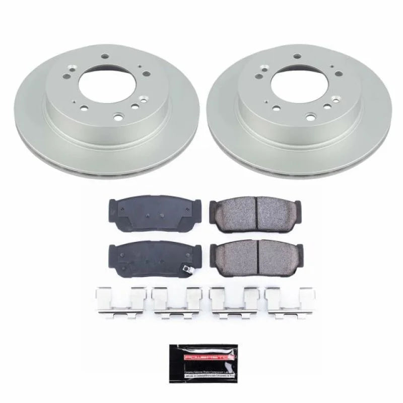 PowerStop Z17 Evolution Geomet Coated Rear Brake Kit fits 2007-2009 Kia Sorento - Main Product View