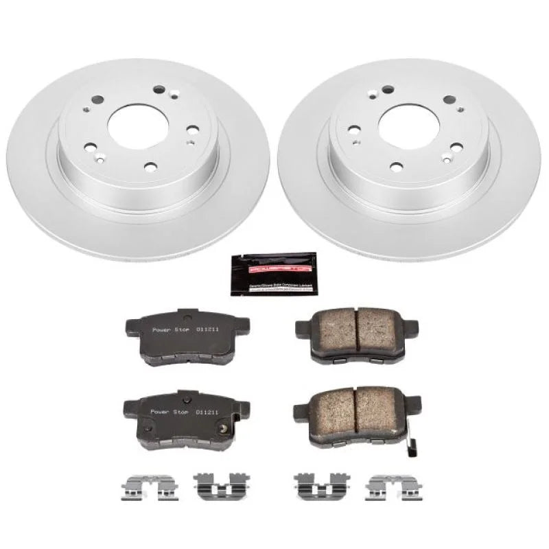 PowerStop Z17 Evolution Geomet Coated Rear Brake Kit fits 2009 2010 Acura TSX / 2010 Acura TSX V6 / 2008-2010 Honda Accord EX