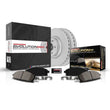 Load image into Gallery viewer, PowerStop Z17 Evolution Geomet Coated Rear Brake Kit fits Hyundai Sonata / 2008-2010 Hyundai Sonata Gls - Side View