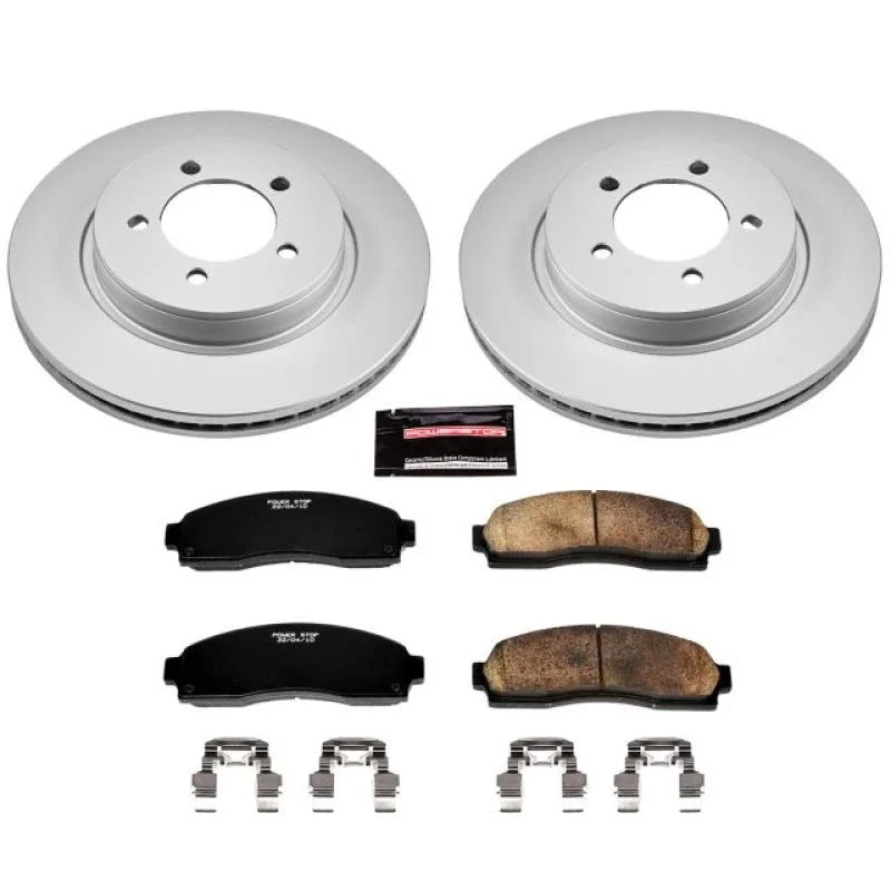 PowerStop Z17 Geomet Coated Brake Kit fits 2002-2005 Ford Explorer Eddie / 2002-2005 Ford Explorer / 2002-2004 Mercury Mou...