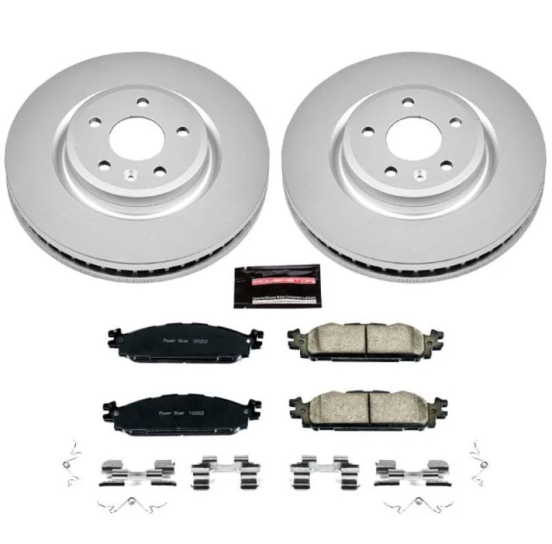 PowerStop Z17 Geomet Coated Brake Kit fits 2011-2019 Ford Explorer / 2013-2019 Ford Explorer SPORT / 2012-2019 Ford Flex /...