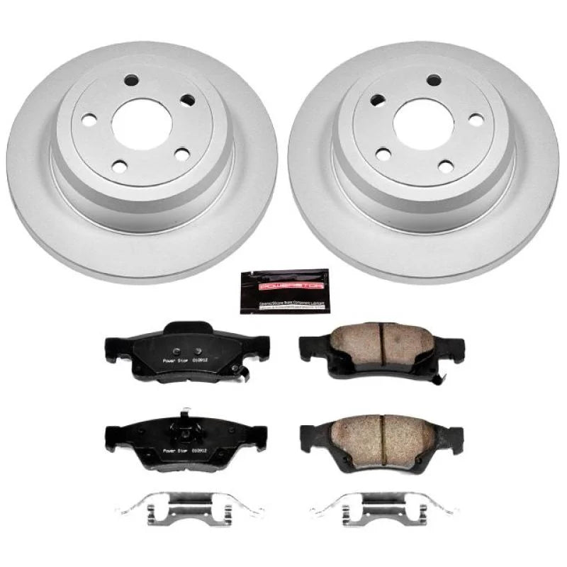PowerStop Z17 Geomet Coated Brake Kit fits 2012-2020 Dodge DURANGO / 2011-2020 Dodge DURANGO Citadel / 2011-2013 Dodge DUR...