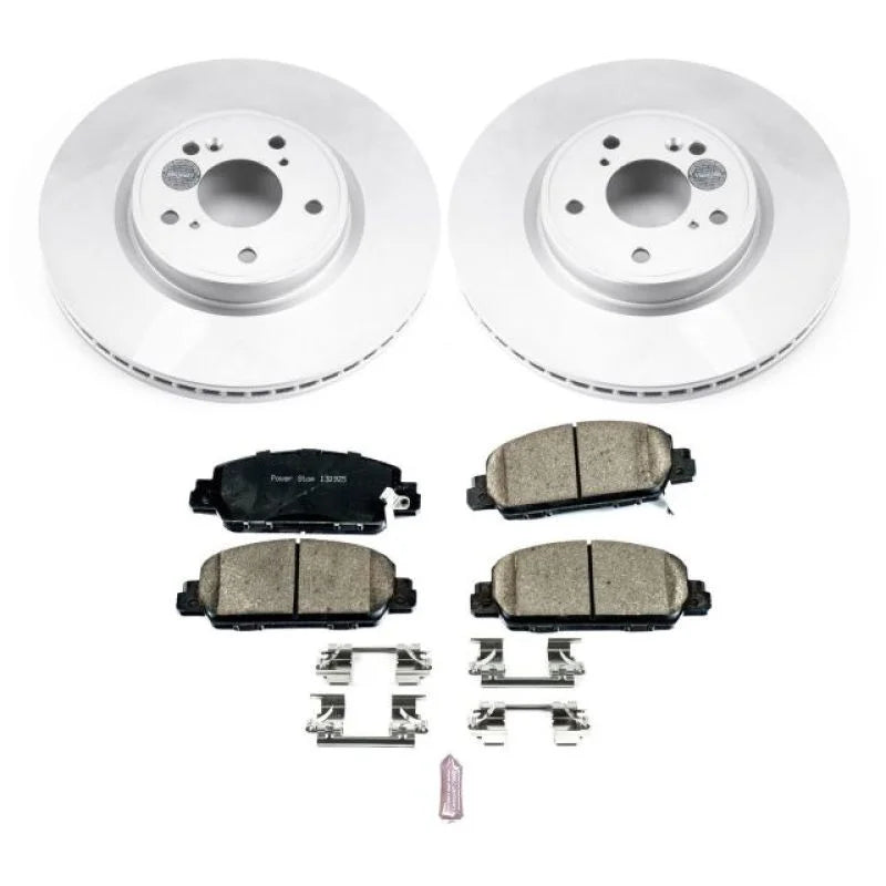 PowerStop Z17 Geomet Coated Brake Kit fits 2023-2025 Acura Integra / 2021 2022 Honda Accord / 2018-2020 Honda Accord EX-L ...