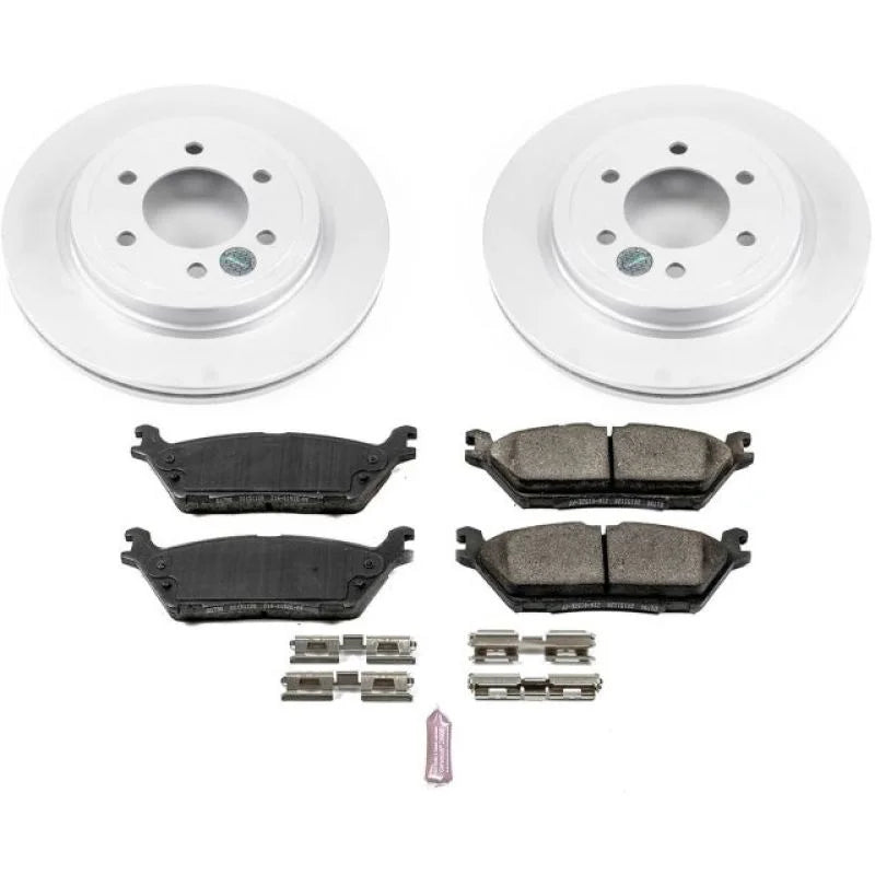 PowerStop Z17 Geomet Coated Brake Kit fits Ford Expedition / 2020 2021 Ford Expedition KING / 2018-2021 Ford Expedition LI...