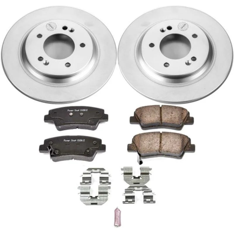 PowerStop Z17 Geomet Coated Brake Kit fits Hyundai Elantra / 2018 Hyundai Elantra GT / 2017-2022 Hyundai Ioniq / 2019 Hyun...