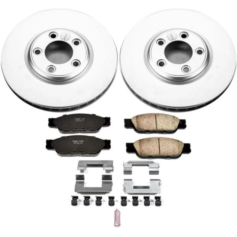 PowerStop Z17 Geomet Coated Front Brake Kit fits 2002-2005 Ford Thunderbird / 2000-2002 Jaguar S-Type / 2000-2005 Lincoln ...