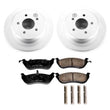 Load image into Gallery viewer, PowerStop Z17 Geomet Coated Rear Brake Kit fits 1996-2002 Ford Crown Victoria / 1996-2002 Lincoln Town Car / 1996-2002 Mer...