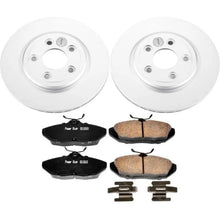Load image into Gallery viewer, PowerStop Z17 Geomet Coated Rear Brake Kit fits 2002-2005 Ford Thunderbird / 2000-2002 Jaguar S-Type - Main Product View