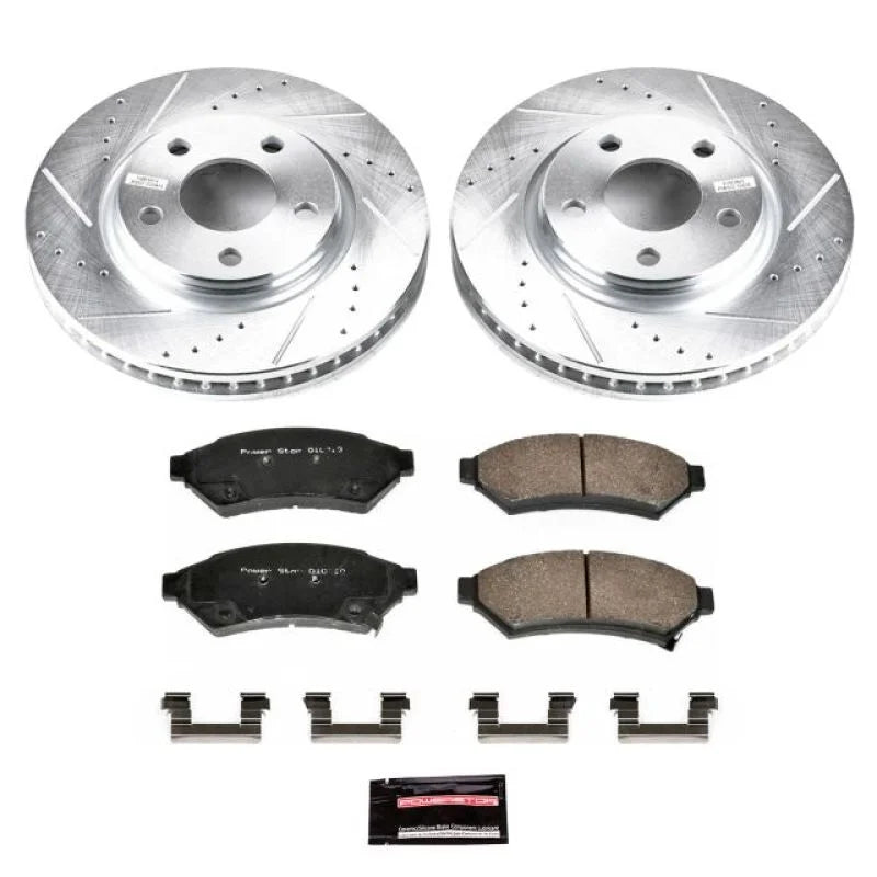 PowerStop Z23 Brake Kit Front fits 2005-2009 Buick LaCrosse CX / 2005-2007 Buick LaCrosse Cxs / 2005 Buick Terraza CX / 20...