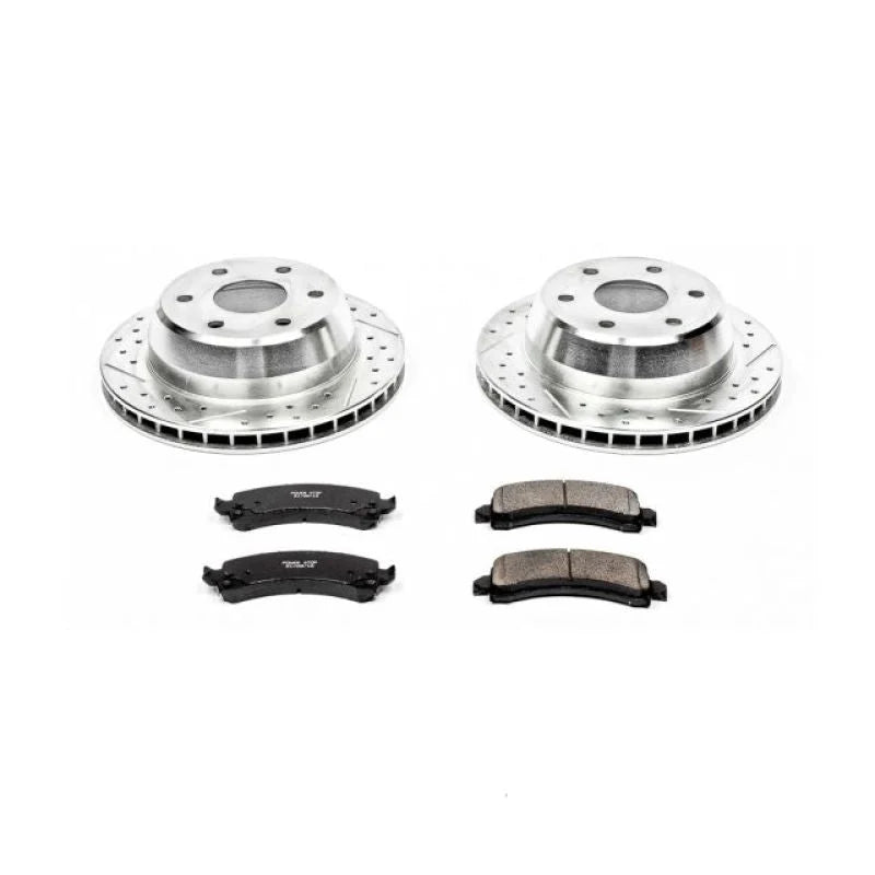 PowerStop Z23 Brake Kit Rear fits 2003-2006 Cadillac Escalade / 2003-2006 Chevrolet Avalanche 1500 / 2003-2014 Chevrolet E...