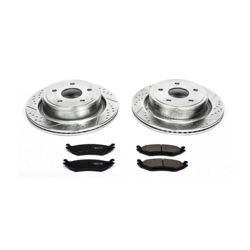 PowerStop Z23 Brake Kit fits 2007-2009 Chrysler Aspen LIMITED / 2006-2008 Dodge DURANGO Adventurer / 2004-2009 Dodge DURAN...