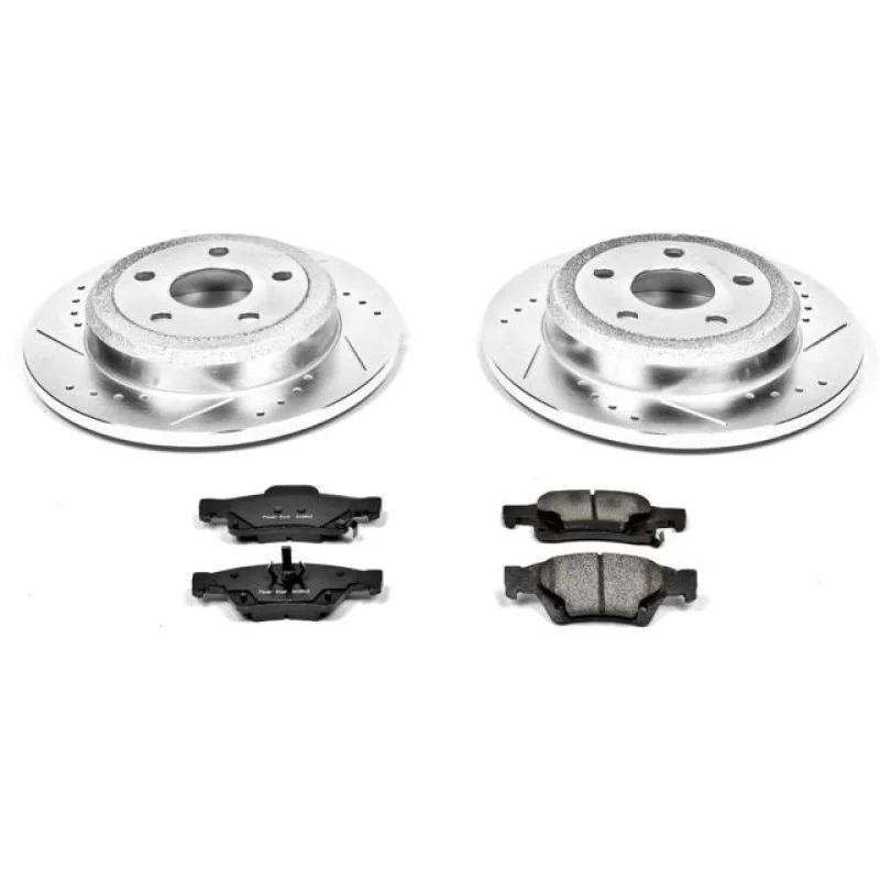 PowerStop Z23 Brake Kit fits 2012-2020 Dodge DURANGO / 2011-2020 Dodge DURANGO Citadel / 2011-2013 Dodge DURANGO CREW / 20...