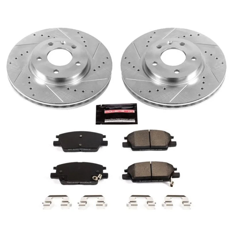 PowerStop Z23 Brake Kit fits 2017-2019 Buick LaCrosse / 2018-2020 Buick Regal Sportback / 2018-2021 Chevrolet Equinox L / ...