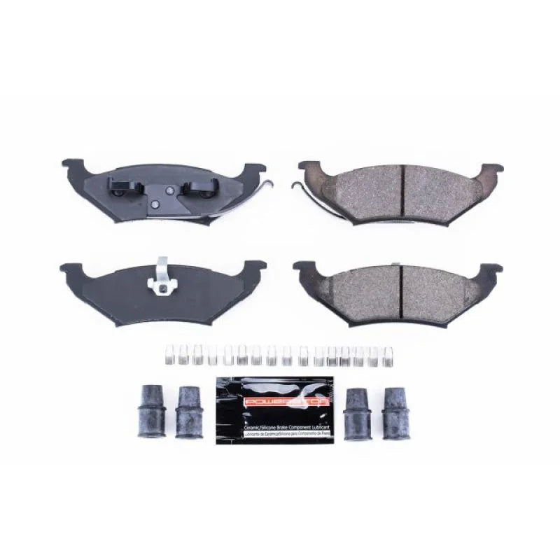 PowerStop Z23 Brake Pads w/Hardware fits 1997-2000 Chrysler Town & / 1997-2000 Dodge Grand Caravan / 1998-2000 Plymouth Vo...