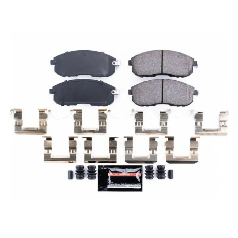 PowerStop Z23 Brake Pads w/Hardware fits 2000-2001 Infiniti I30 / 2002-2004 Infiniti I35 / 2002-2006 Nissan Altima / 2002-...