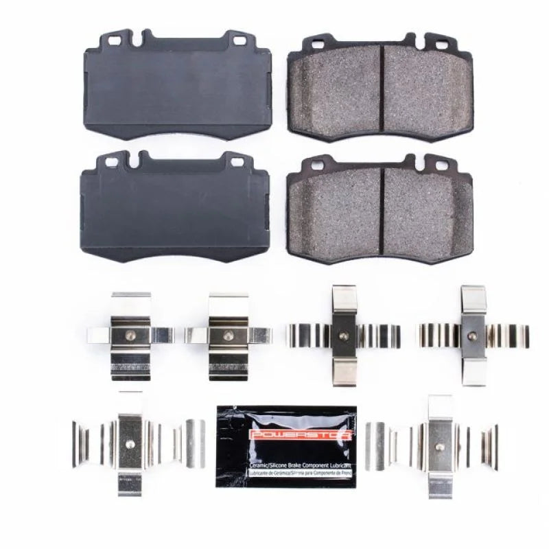 PowerStop Z23 Brake Pads w/Hardware fits 2002-2004 Mercedes-Benz C32 Amg / 2005 2006 Mercedes-Benz C55 Amg / 2000-2006 Mer...