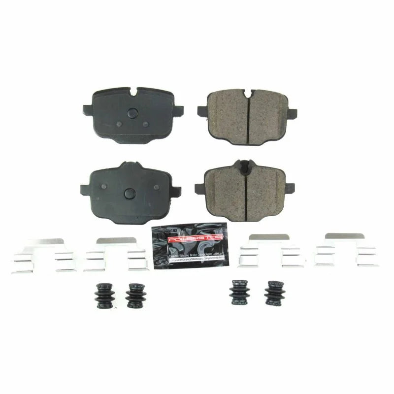 PowerStop Z23 Brake Pads w/Hardware fits 2018-2022 BMW 530E / 2018-2023 BMW 530E Xdrive / 2017-2023 BMW 530I / 2017-2023 B...
