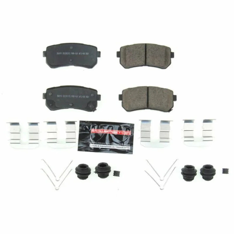 PowerStop Z23 Brake Pads w/Hardware fits 2018-2023 Hyundai Kona / 2022 2023 Hyundai Kona N / 2021-2023 Kia Seltos - Main P...