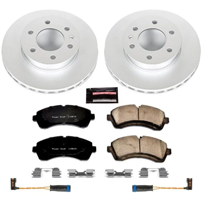 PowerStop Z23 Coated Brake Kit fits 2007-2009 Dodge Sprinter 3500 / 2019 2020 Freightliner Sprinter 1500 / 2019-2021 Freig...