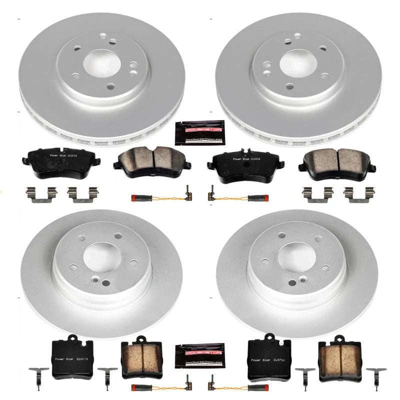 PowerStop Z23 Coated Front & Rear Brake Kit fits 2003 Mercedes-Benz C230 / 2003-2005 Mercedes-Benz C240 / 2006 2007 Merced...