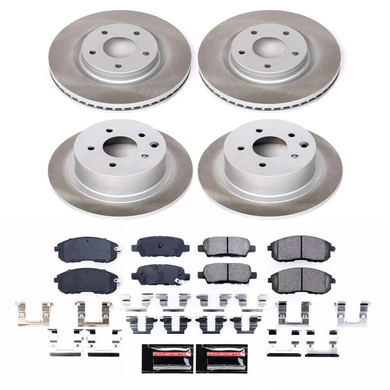 PowerStop Z23 Evolution Front Brake Kit fits Kia Soul / 2020 Kia Soul Gt-line Turbo / 2021-2022 Kia Soul Turbo