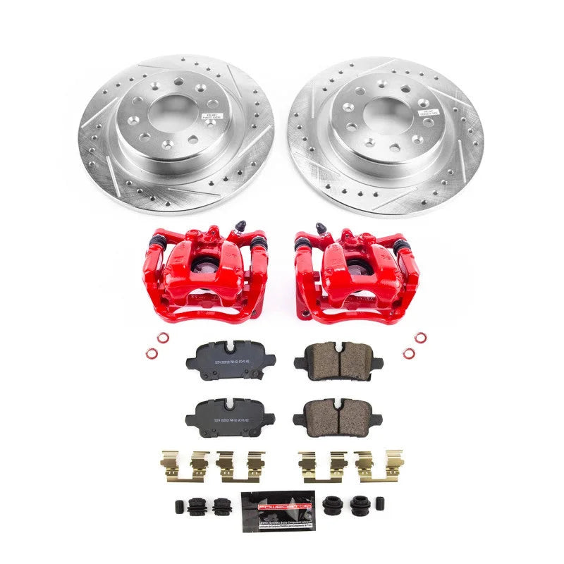 PowerStop Z23 Evolution Rear Kit w/Calipers fits 2022-2024 Chevrolet Equinox LS / Chevrolet Malibu / 2020-2021 Chevrolet M...