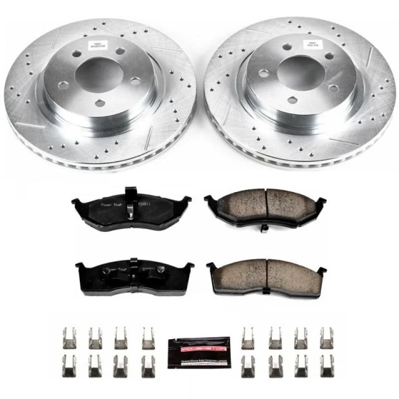 PowerStop Z23 Evolution Sport Brake Kit Front fits 1999-2004 Chrysler 300M / LHS - Main Product View