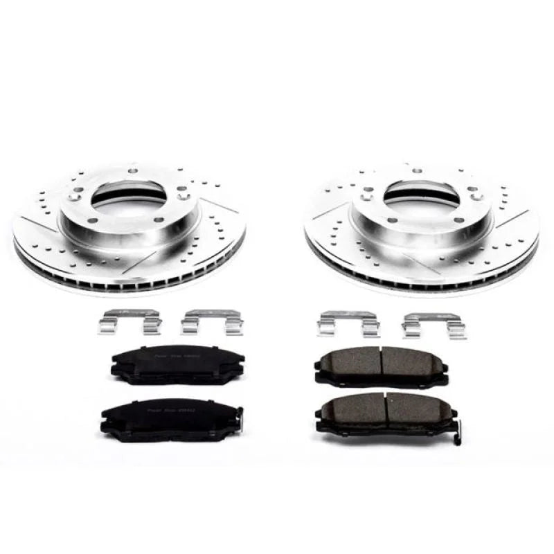 PowerStop Z23 Evolution Sport Brake Kit Front fits 2003-2006 Kia Sorento EX - Main Product View