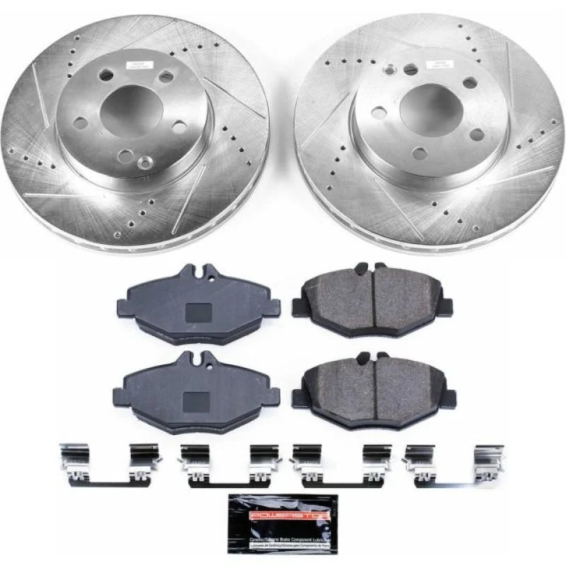 PowerStop Z23 Evolution Sport Brake Kit Front fits 2003-2009 Mercedes-Benz E320 / E350 - Main Product View