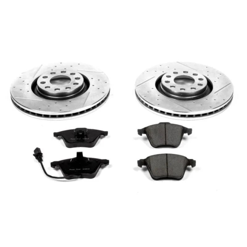 PowerStop Z23 Evolution Sport Brake Kit Front fits 2005-2009 Audi A4 / A4 Quattro - Main Product View