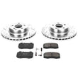 Load image into Gallery viewer, PowerStop Z23 Evolution Sport Brake Kit Front fits 2006 Mercedes-Benz E350 / 2003-2006 Mercedes-Benz E500 - Main Product View