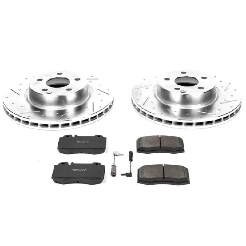 PowerStop Z23 Evolution Sport Brake Kit Front fits 2006 Mercedes-Benz E350 / 2003-2006 Mercedes-Benz E500 - Main Product View