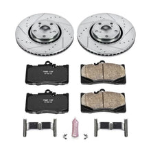 Load image into Gallery viewer, PowerStop Z23 Evolution Sport Brake Kit Front fits 2007-2011 Lexus GS350 - Main Product View