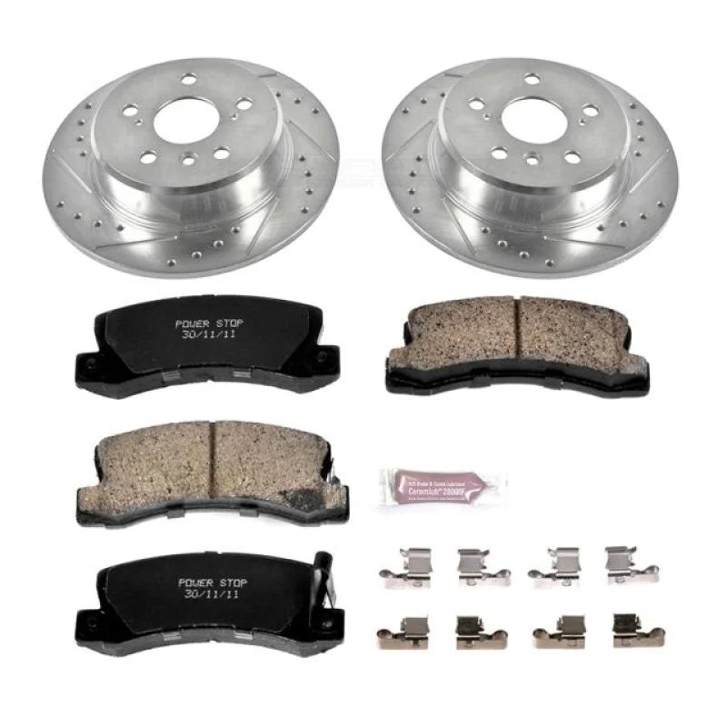 PowerStop Z23 Evolution Sport Brake Kit Rear fits 1999-2003 Lexus RX300 - Main Product View