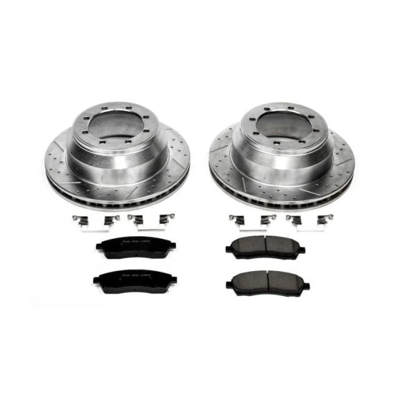 PowerStop Z23 Evolution Sport Brake Kit Rear fits 1999-2004 Ford F-350 Super Duty - Main Product View