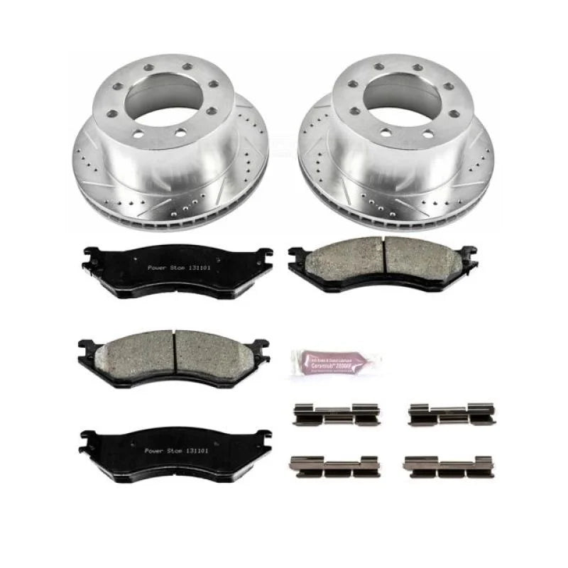 PowerStop Z23 Evolution Sport Brake Kit Rear fits 2001-2002 Dodge Ram 2500 / 2001-2002 Dodge Ram 3500 - Main Product View