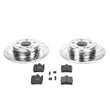 Load image into Gallery viewer, PowerStop Z23 Evolution Sport Brake Kit Rear fits 2001-2002 Mercedes-Benz E430 - Main Product View