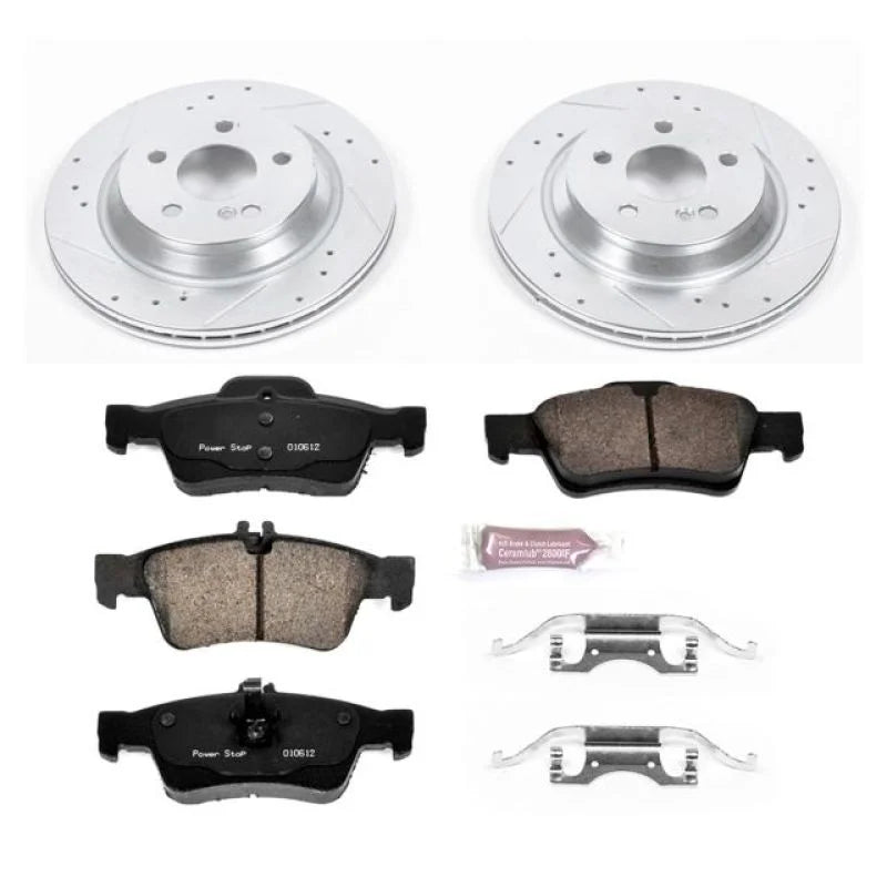 PowerStop Z23 Evolution Sport Brake Kit Rear fits 2003-2006 Mercedes-Benz S430 4MATIC - Main Product View