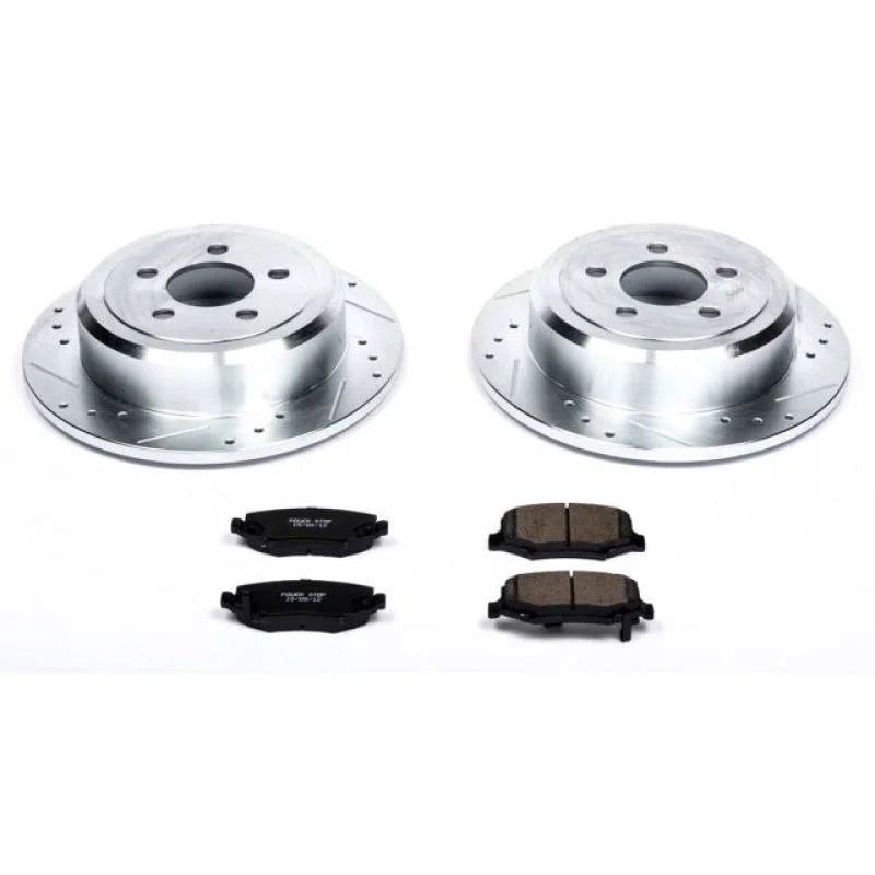 PowerStop Z23 Evolution Sport Brake Kit Rear fits 2010-2011 Dodge Nitro Detonator / 2007-2009 Dodge Nitro R/T / 2009-2011 ...