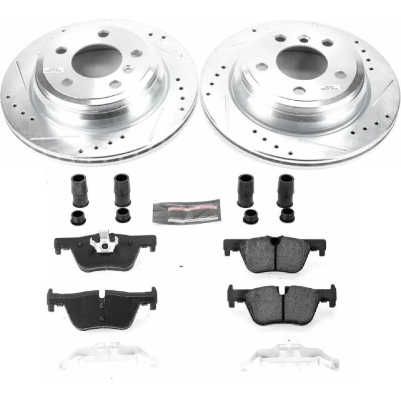PowerStop Z23 Evolution Sport Brake Kit Rear fits 2013-2018 BMW 320I Xdrive / 2014-2018 BMW 328D Xdrive / 2016 BMW 328I / ...