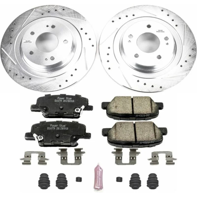 PowerStop Z23 Evolution Sport Brake Kit Rear fits 2013-2020 Mitsubishi Outlander / Outlander SPORT - Main Product View