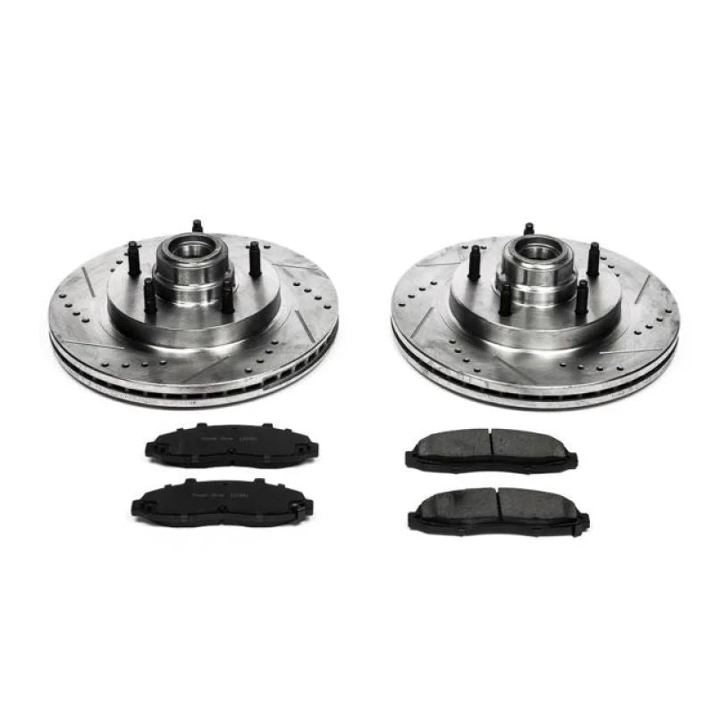 PowerStop Z23 Evolution Sport Brake Kit fits 1997-2000 Ford F-150 / 2000 Ford F-150 Harley-Davidson Edition - Main Product...