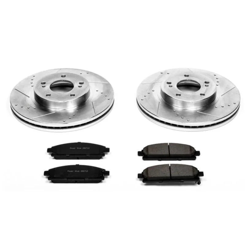 PowerStop Z23 Evolution Sport Brake Kit fits 1997-2001 Infiniti Q45 / 2000 Infiniti Q45 Anniversary Edition - Main Product...
