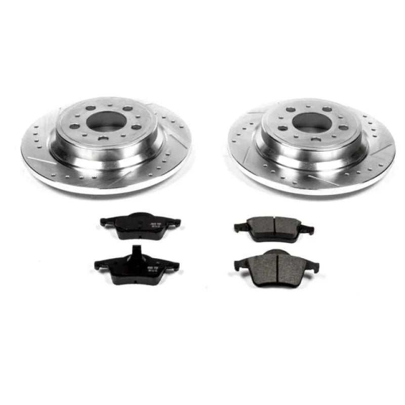 PowerStop Z23 Evolution Sport Brake Kit fits 2001-2009 Volvo S60 / 1999-2006 Volvo S80 / 2001-2007 Volvo V70 / 2003-2007 V...